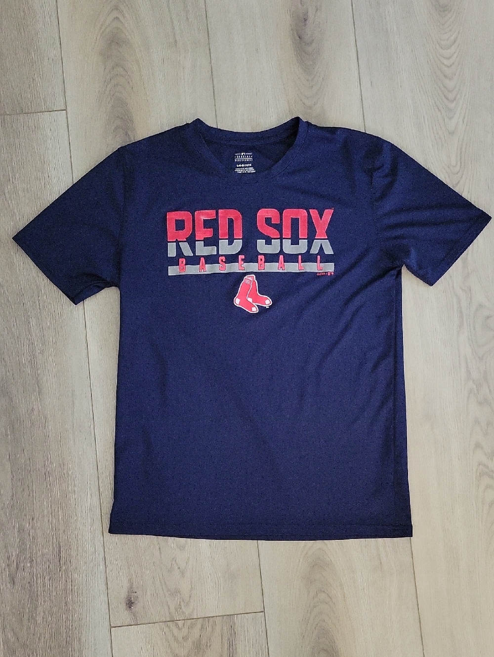 MLB Boston Red Sox Navy and Red Graphic Tee
